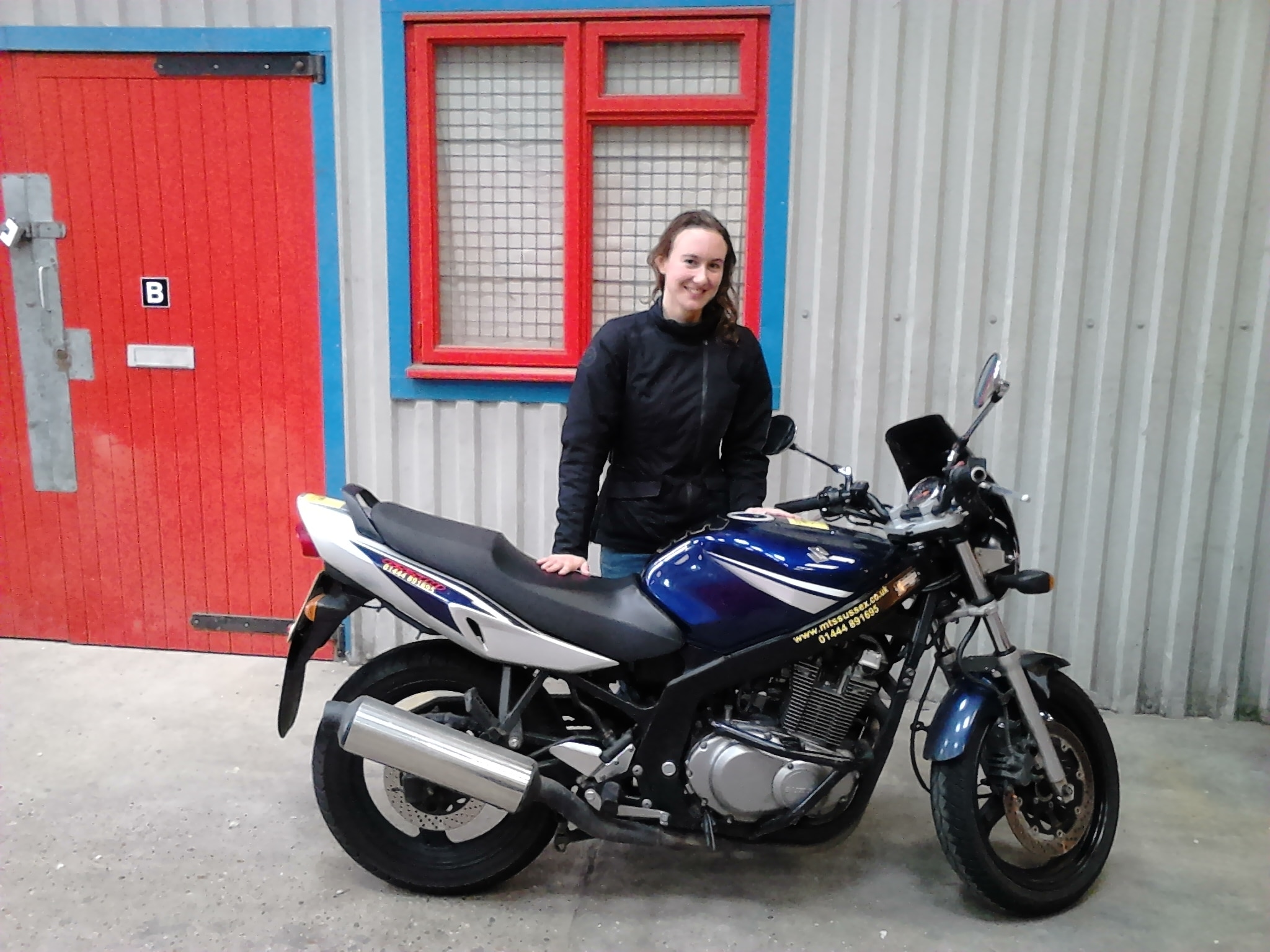 Emma from Aberdeen has her A2 licence to ‘Ride home about!’