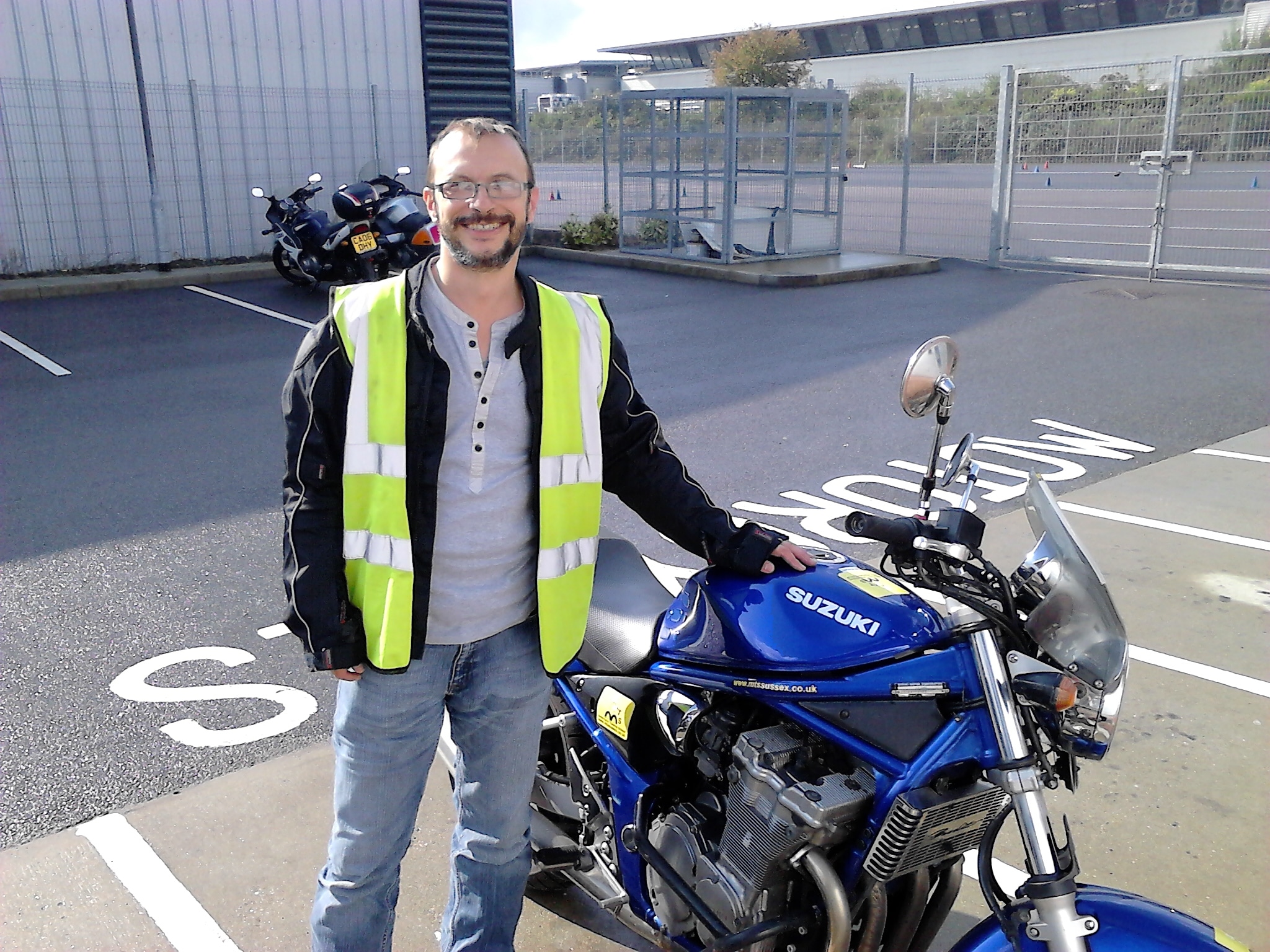 Dennis from Surrey proud to have his full motorbike licence