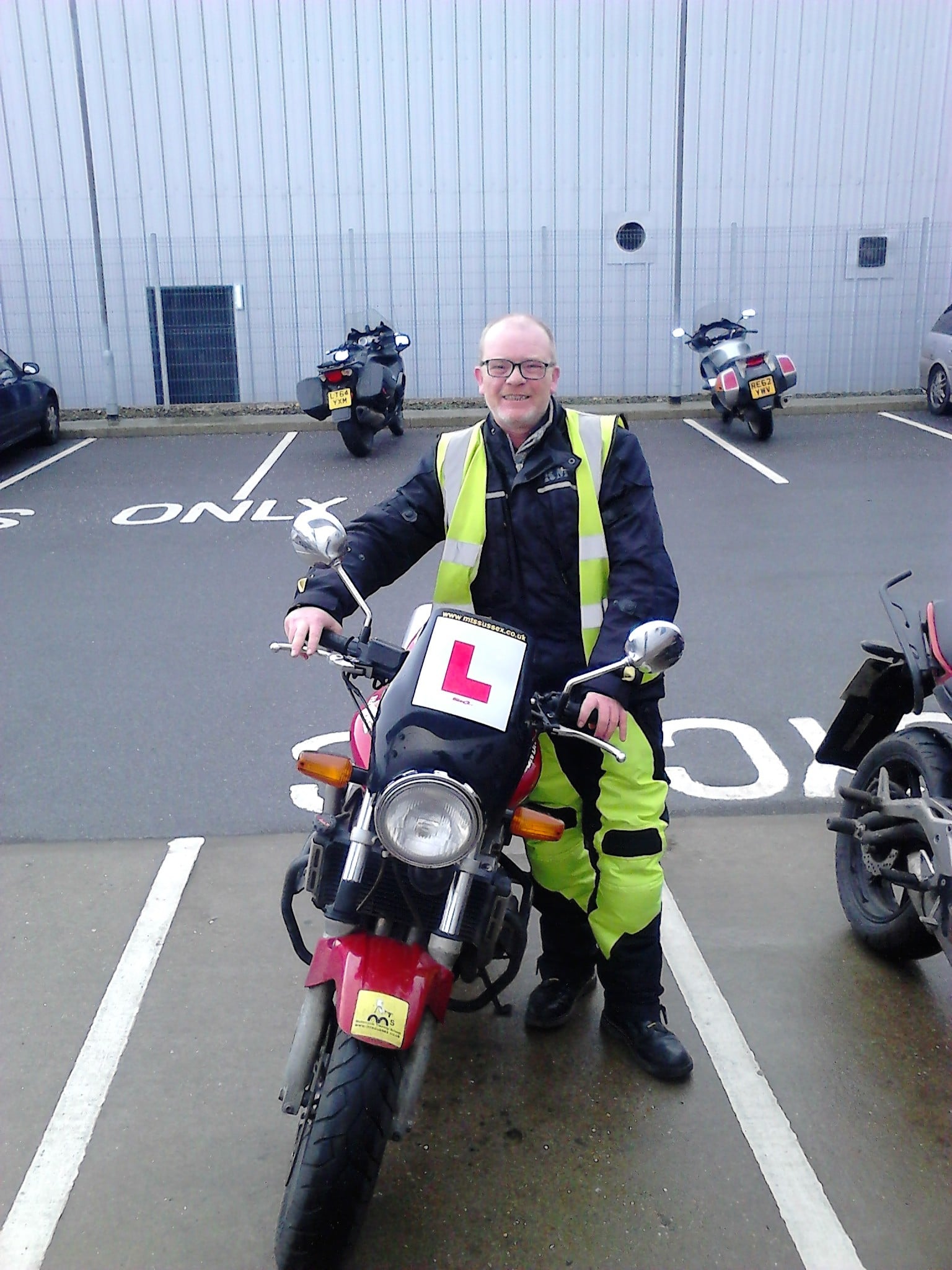 Simon Leatham from Crawley passes his DAS