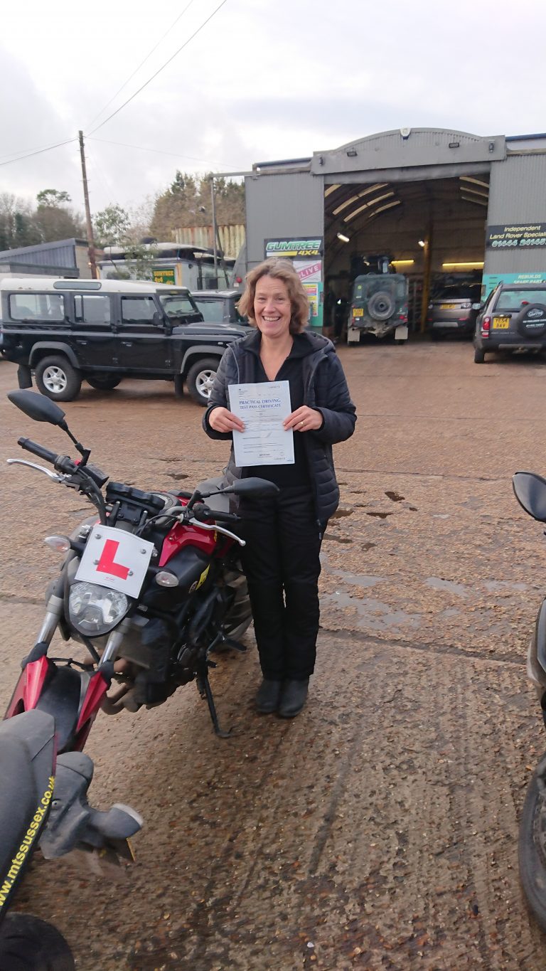Madeleen from Forest Row with her DAS pass