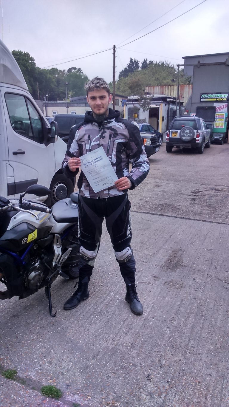 Giacomo Morrone of Burgess Hill gets the result he wanted!