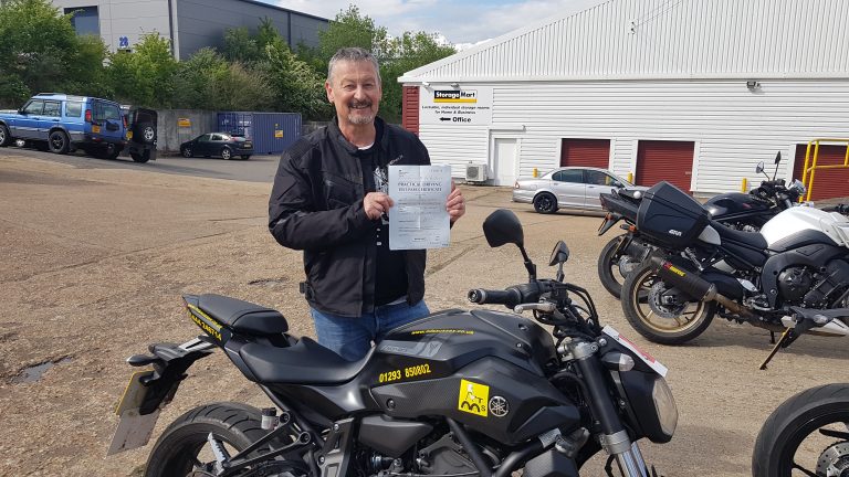 Nigel off to ride his Yamaha Tracer!