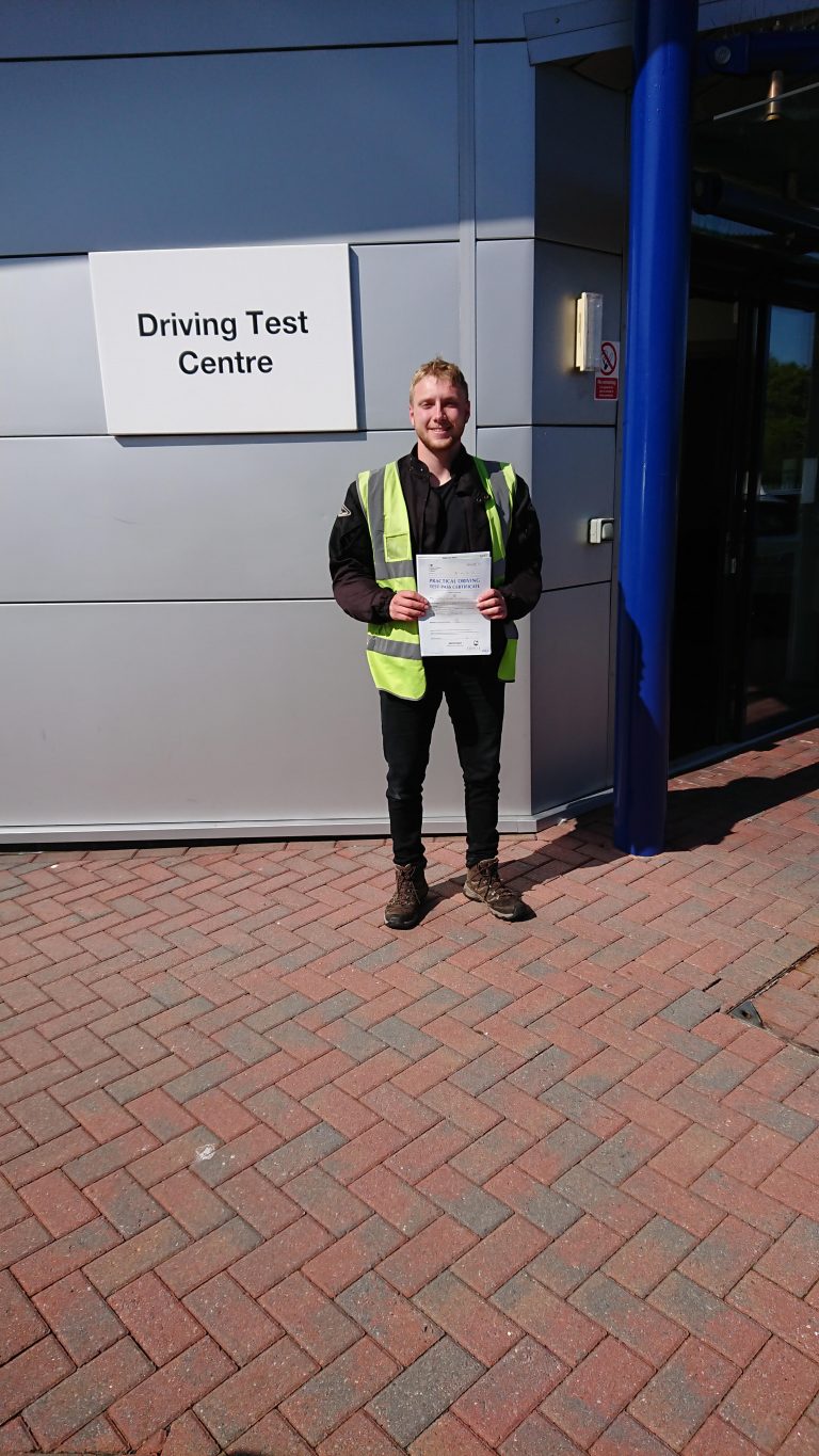 Josh looking jolly after his fantastic pass!