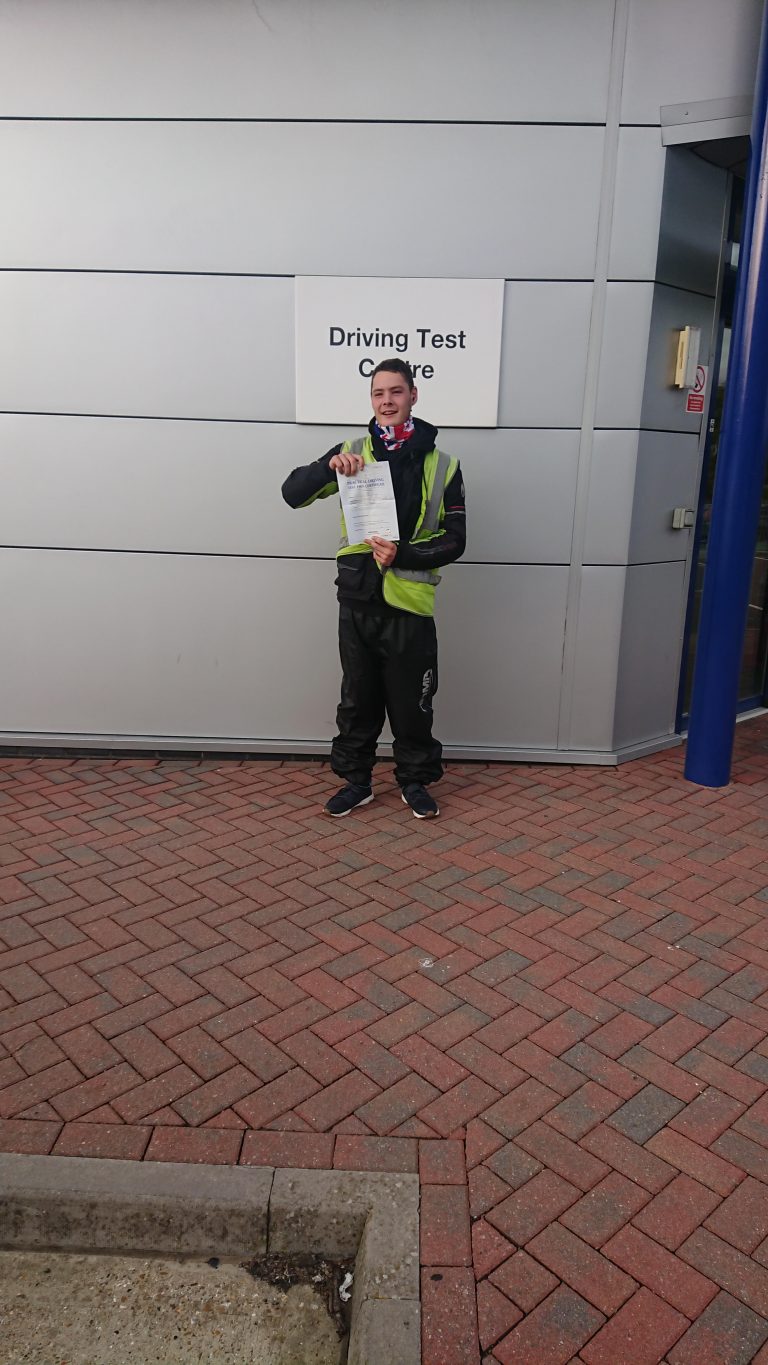 A very happy Harry gets his A2!