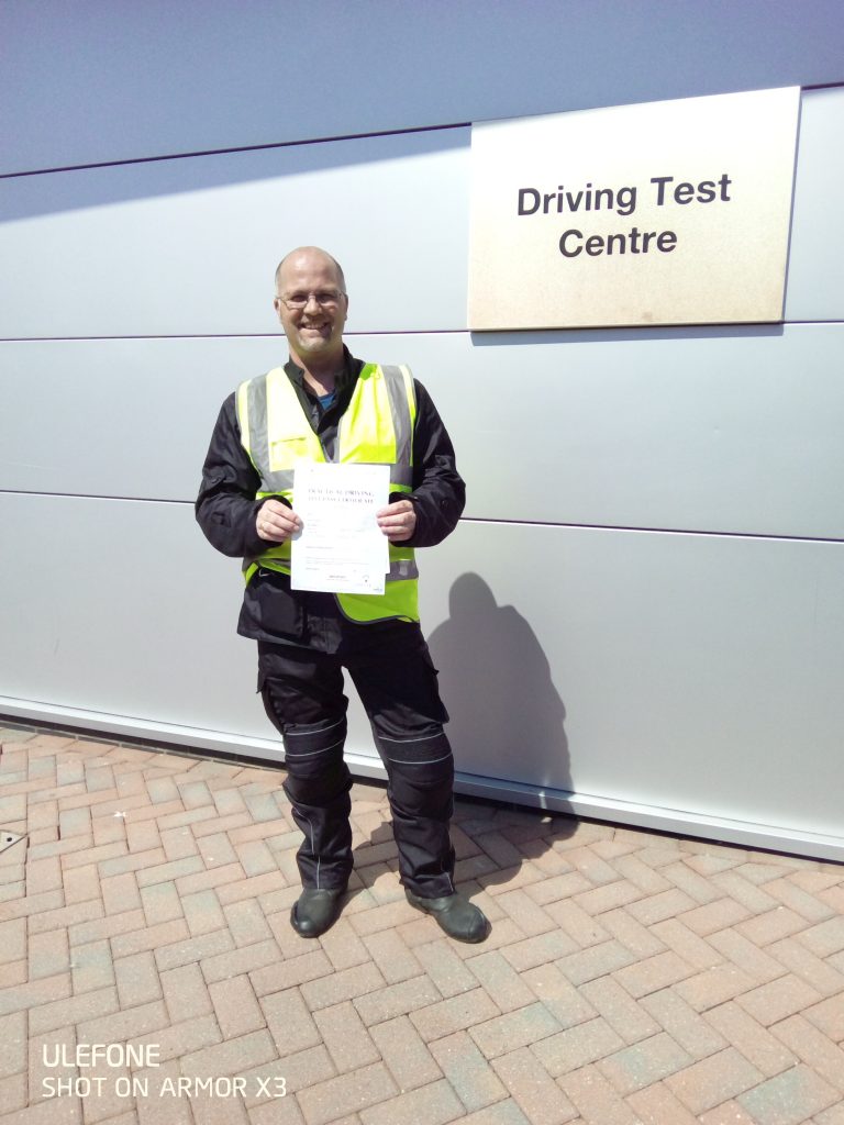 A perfect pass first time for Crawley rider!