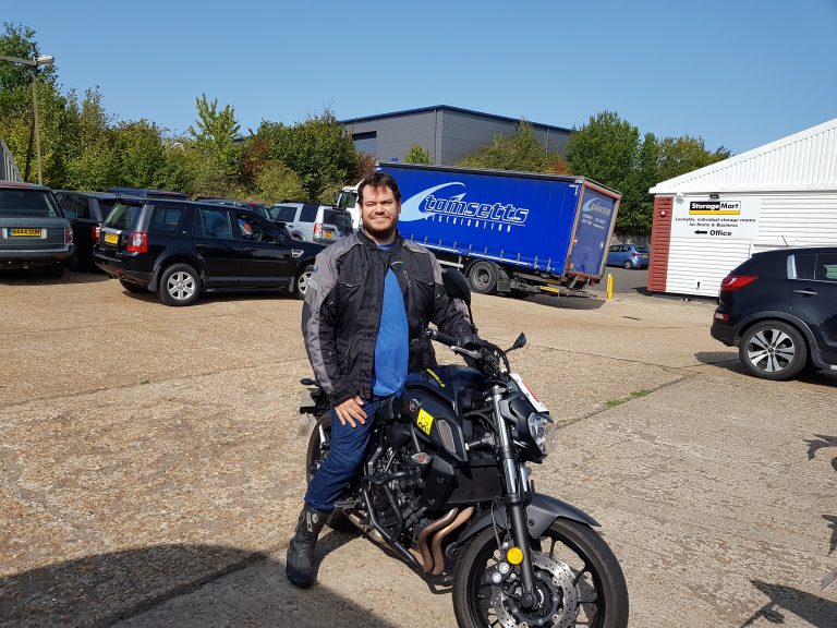 Matt Wren from Haywards Heath happy for a DAS pass today!