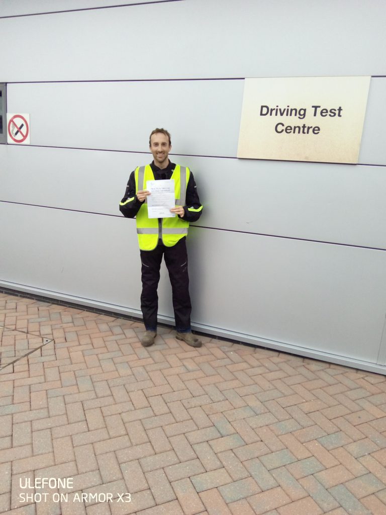 Russell from Kent gets his full licence today!