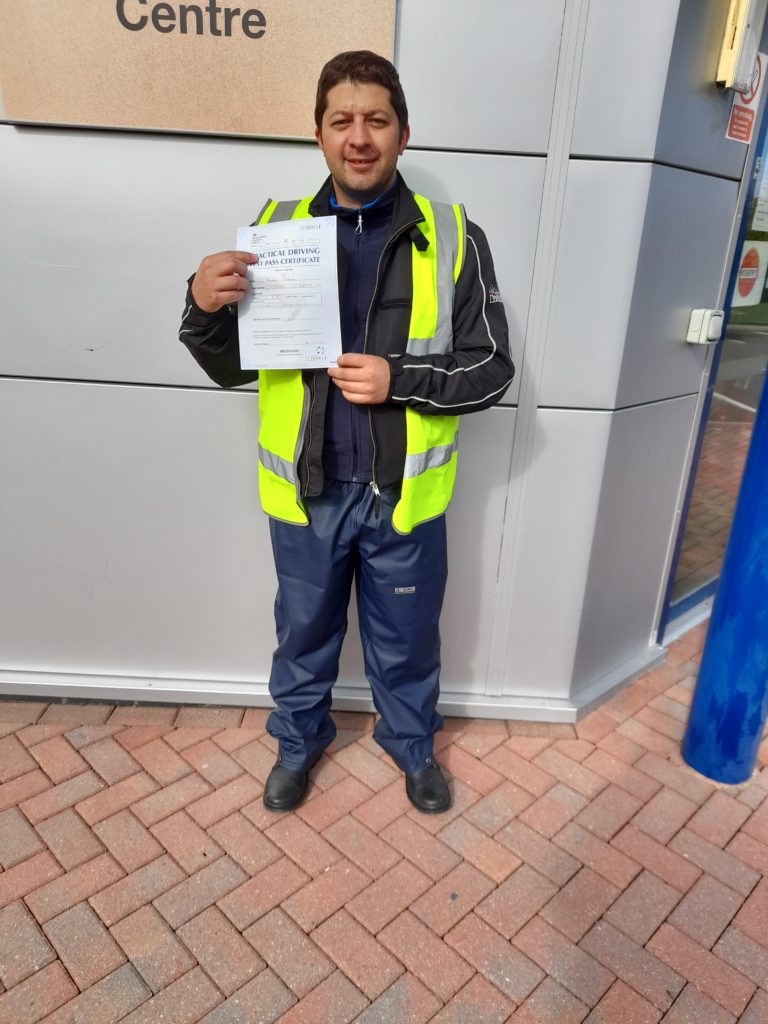 Balazs Lazlo from Horley passed DAS