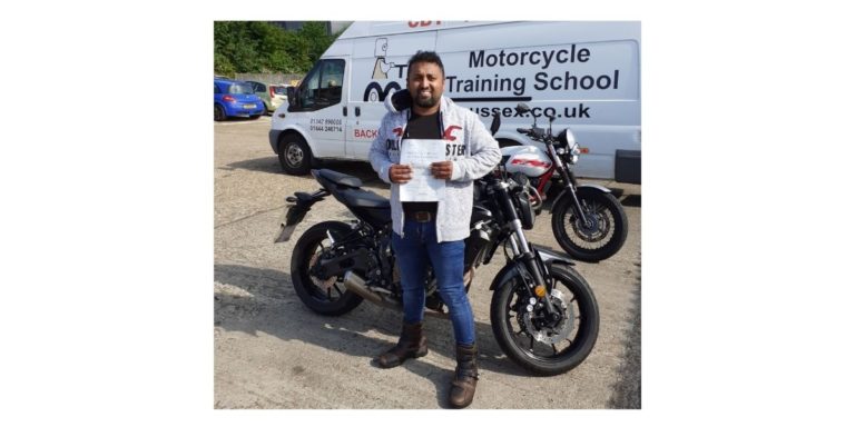 From four wheels instructor to two wheels student!
