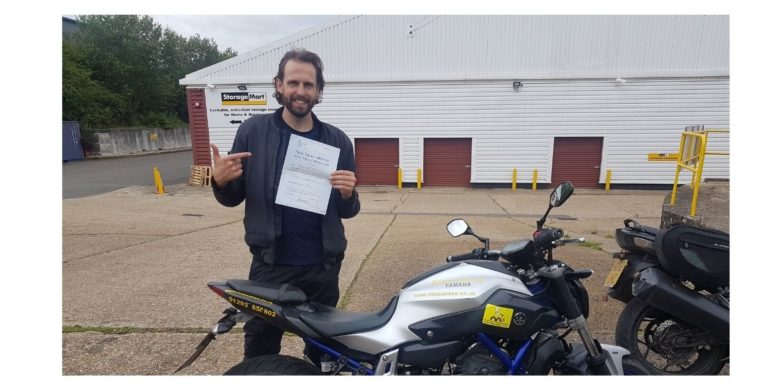 Matt from Crowborough claims his pass!