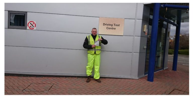 Martin ‘Abbs’olutely chuffed with the DAS pass!