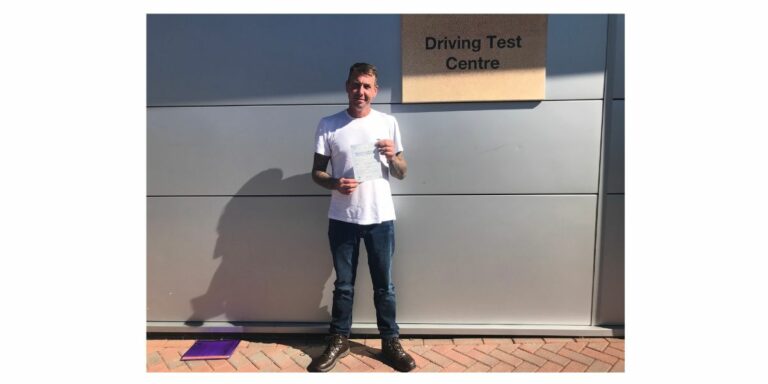 First time pass for Colin of Crawley!