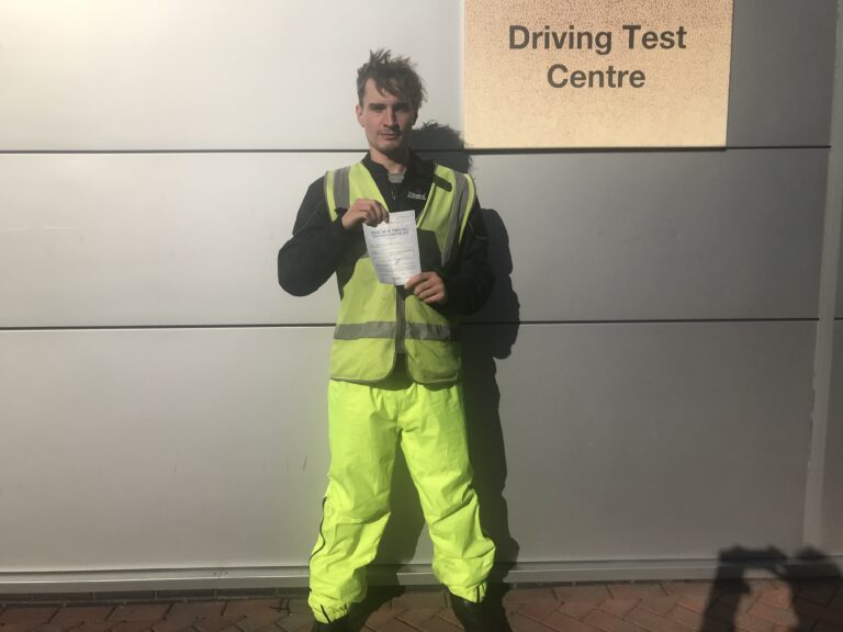 Gary went full out to pass – and did!