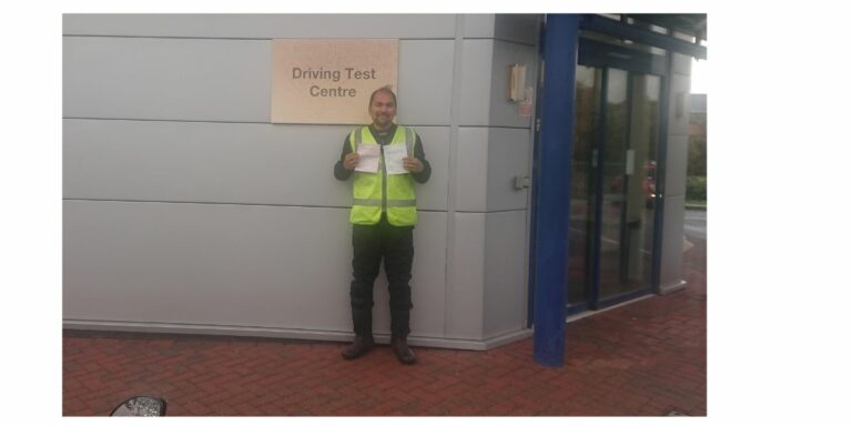 Roderick from East Grinstead passes first-time.