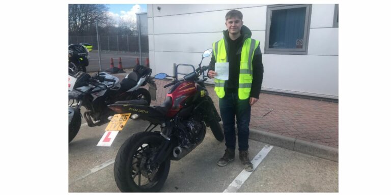 Brilliant A2 pass for James of Brighton