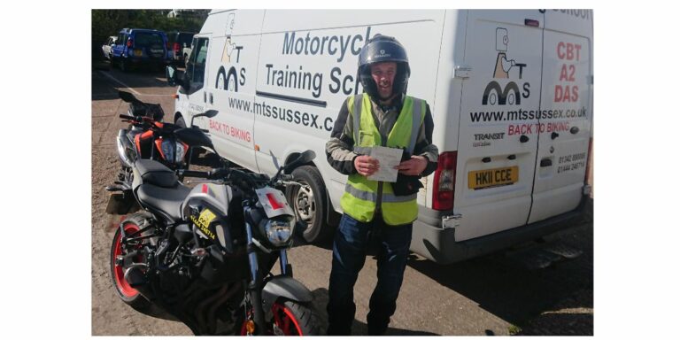 Carl can’t wait to get away on his own two wheels!