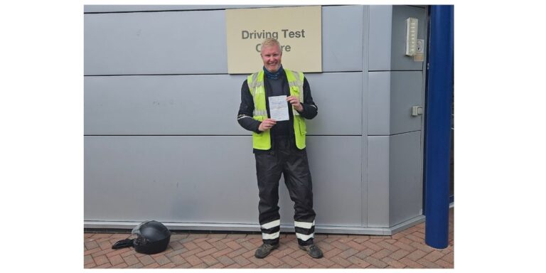 Chris cracks it with a first time pass!