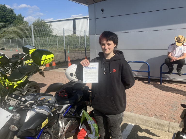 Luke gets a ovely first time A2 pass!