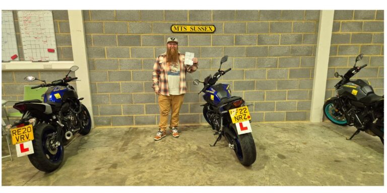 Iain of Caterham leaves with a pass!