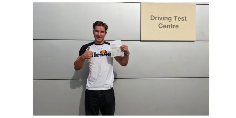 Reece gets a perfect pass first time round!