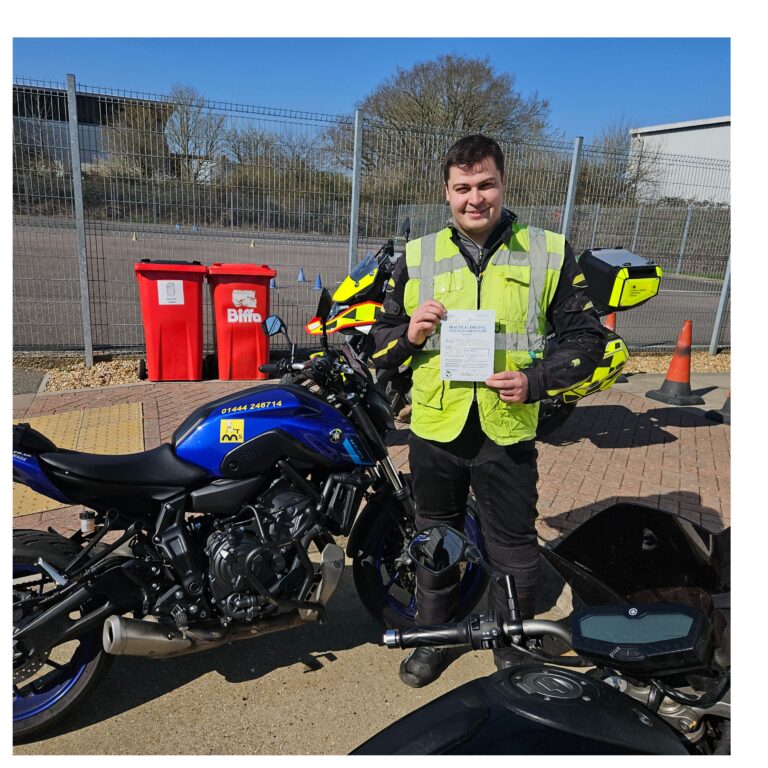 Easy pass for Bradley of East Grinstead