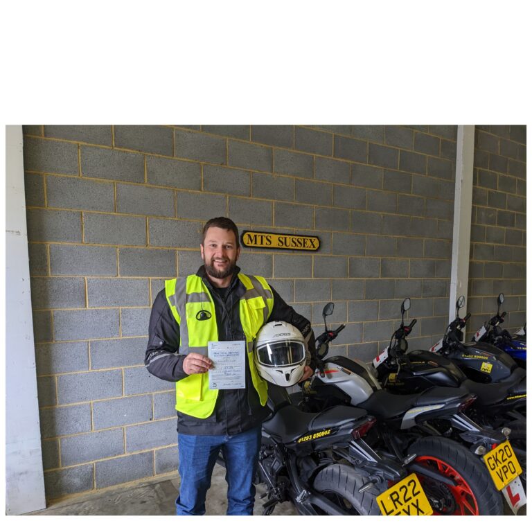 Sam from Lewes leaves with a full licence!