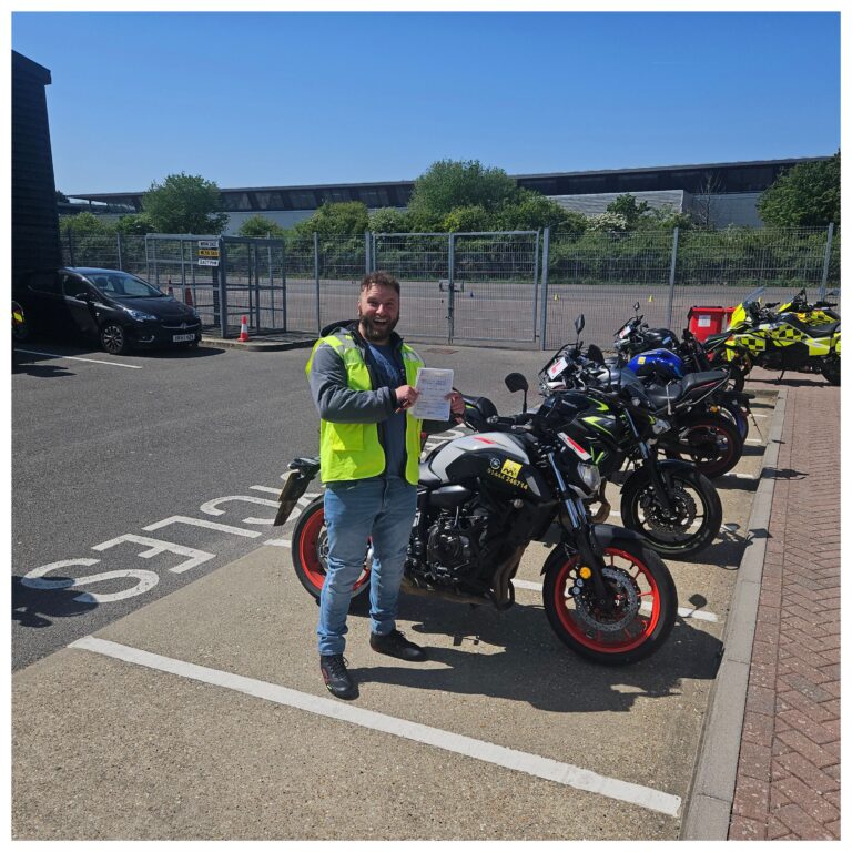 Cracking first time DAS pass for Chris