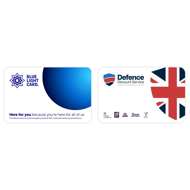 Blue light and defence discount