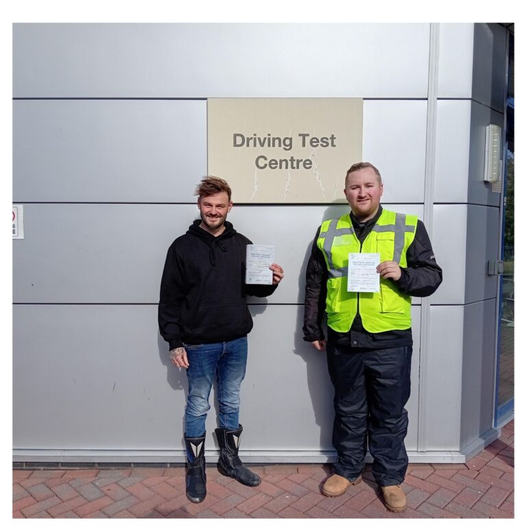 Carl and James nailed both tests first attempt!