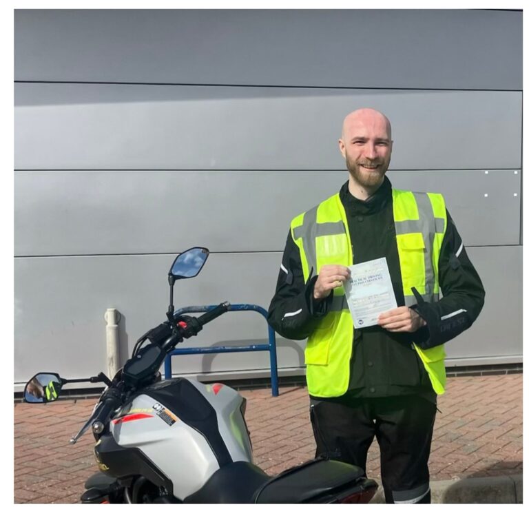 Christian leaves with a full licence!