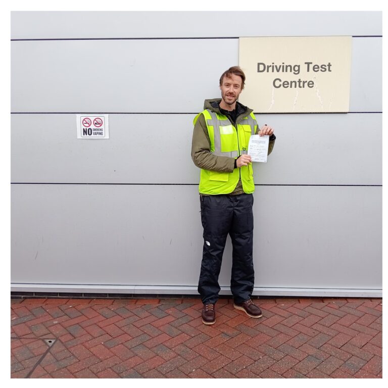 James of Saltdean passes first time!